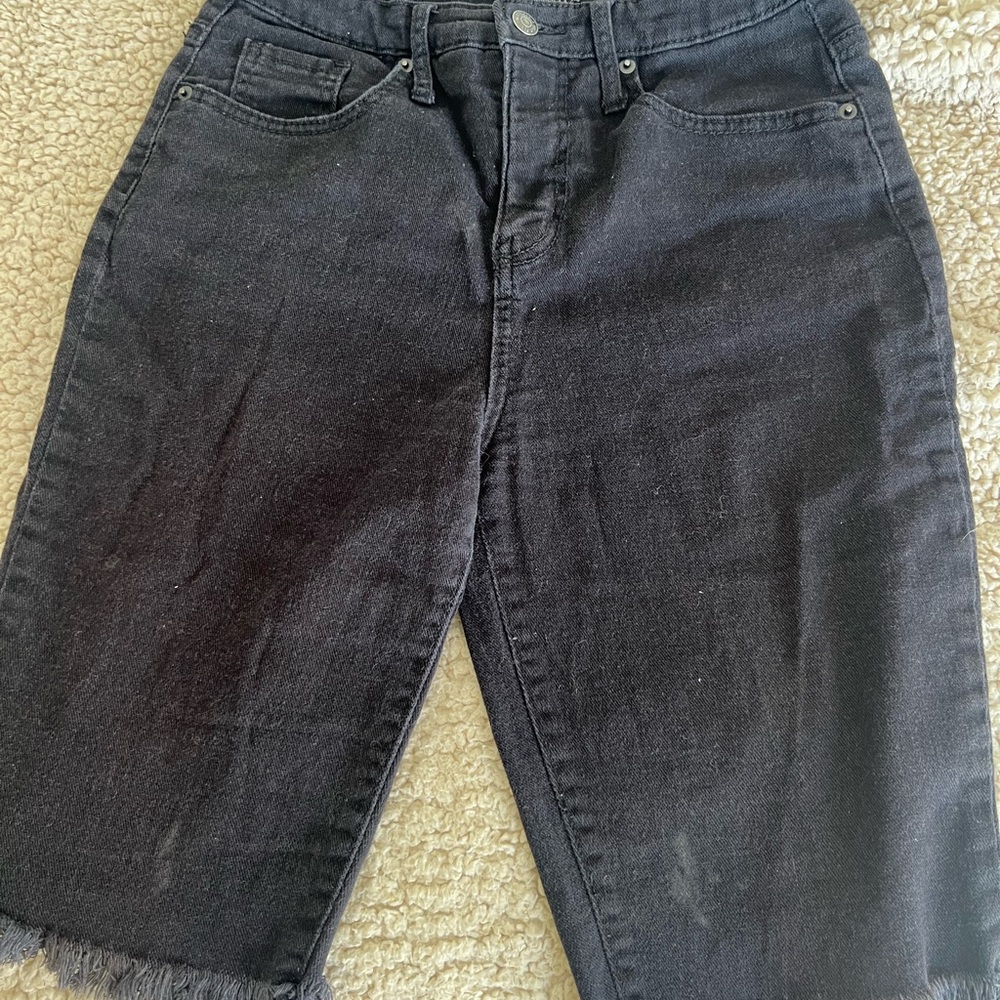 wild fable Black Bermuda Jean Shorts